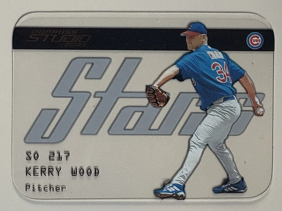 2003 Donruss Studio - Stars Kerry Wood #SS-28 - Image 1 of 2