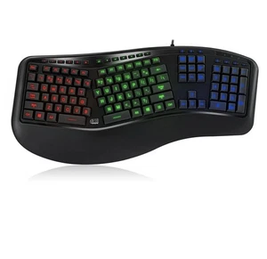 Adesso AKB-150EB Color Illuminated Ergonomic Keyboard - Picture 1 of 9