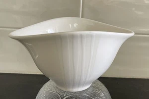 Villeroy & Boch Dune Lines weiß 6" ovale Gemüseschüssel Schale Germany - Bild 1 von 4