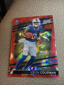 Keon Coleman 2024 Panini National Gold Pack RC ROJO HIELO AGRIETADO #'d/149 - Imagen 1 de 3