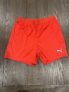 Puma Soccer Shorts Youth Unisex Size Small Puma Red Dry Cell - Picture 1 of 1