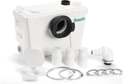 500W Fäkalienhebeanlage Schmutzwasserpumpen Hebeanlage Fäkalienpumpe Waschtisch - Bild 1 von 4