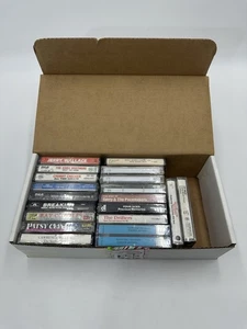 Cassette Tape Bulk Old School Music New Wrapped Tapes Patsy Cline Ray Charles - Picture 1 of 8