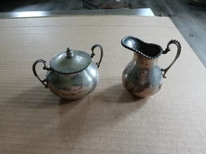Sanborns Mexico .925 Sterling Silver Eagle 1 Mark Creamer & Sugar w/ Lid - Imagen 1 de 19