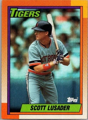 1990 Topps Scott Lusader #632 Detroit Tigers - Image 1 of 2