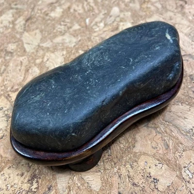 Piedra kamuikotan japonesa SUISEKI 5,5 pulgadas de ancho roca de Hokkaido Foto 1 de 4