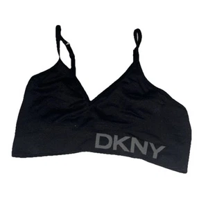Sujetador deportivo ajustable negro pequeño DKNY - Imagen 1 de 5
