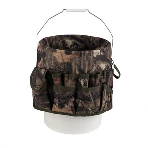Mossy Oak Camo Bucketeer - 5 Gal. Bucket Tool Storage Organizer 600 Denier Poly - Picture 1 of 16