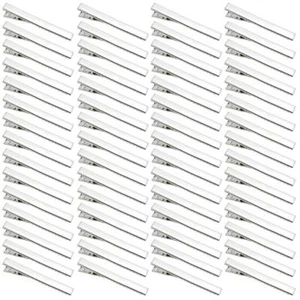60 Pcs Alligator Curl Clips, 2.56 Inch Flat Single Prong Clips Hair Accessori... - Picture 1 of 6