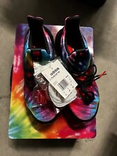adidas Ultra Boost Nice Kicks Woodstock Black - Size 8.5 fu9164 -Rainbow tye dye