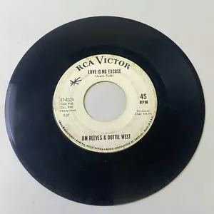 Jim Reeves & Dottie West: Love Is No Excuse / Look Who's Talking 45 RPM - Picture 1 of 4