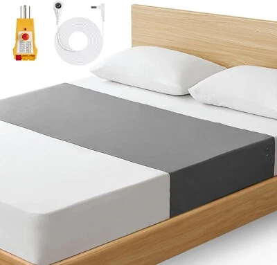 OZUBEEL Grounding Sheets, Grounding Mat for Bed Earth Grounded Sheet Pad 10% Silver Fibe