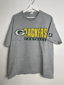 Vintage Green Bay Packers T-Shirt Starter NFL 90er Gr. Large Made in USA 90er - Bild 1 von 4