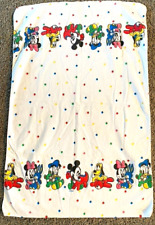 Vintage Disney Babies Mickey Minnie Donald Pluto Daisy Receiving Blanket