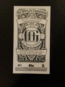Allen & Ginter Eloy Jimenez 2019 mini A&g trasero #398 Chicago White Sox A&G sp - Imagen 1 de 2