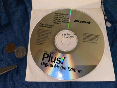NEW Microsoft PLUS! Digital Media Edition for Windows XP with Product Key - Image 1 of 2