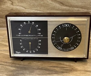 DE COLECCIÓN INSTRUMENTOS TAYLOR MCM AÑOS 1970 TERMÓMETRO BAROMOTER-MEDIDOR METEOROLÓGICO - Imagen 1 de 7