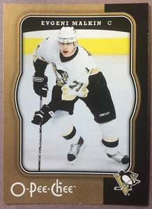 2007-08 actualización O-Pee-Chee #390 Evgeni Malkin Pittsburgh Penguins - Imagen 1 de 1