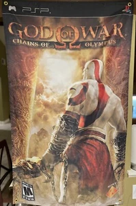 God of War: Chains of Olympus 5' Flag Banner Sony PSP PlayStation Portable - Picture 1 of 3