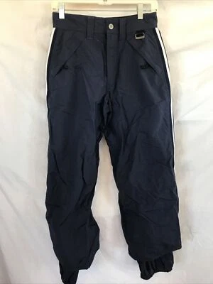 Pantalones de esquí Billabong azules con rayas blancas talla XSm Foto 1 de 4