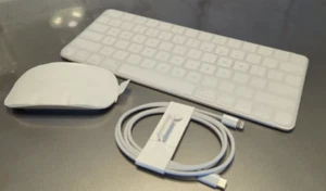 Apple Magic Keyboard 2 with Touch ID A2449 & Magic Mouse 2 A1657 - Picture 1 of 1