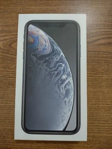 Apple iPhone XR Negro 64 GB Solo Caja, Pin, 1 Pegatina, Cable de Carga - Original - Imagen 1 de 11