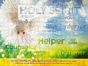 CHRISTIAN PUZZLE: God's Holy Spirit Promise Puzzle (300 Pieces) - Picture 1 of 5