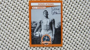 Tenn. Vols 1990 100 Years of Volunteers Football Doug Atkins #171 hand signed - Picture 1 of 14