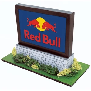 Real Racing Models — Roadside Billboard "RED BULL" 1/32 scale slot car building - Picture 1 of 5