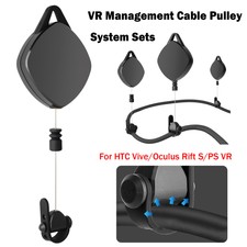 1/3/6PCS VR Management Cable Pulley System Set for HTC Vive/Oculus Rift S/PS VR
