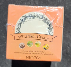 Wild Yamswurzel Creme, spendet Feuchtigkeit verbessert Hautton & Textur 70g/2,47 Oz Neu/Versiegelt - Bild 1 von 2