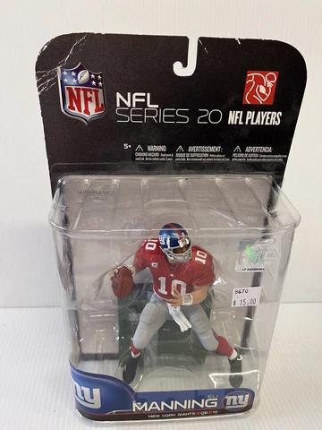 Eli Manning New York Giants McFarlane Variant Jersey Figure NFL Series 20 G-Men Cover