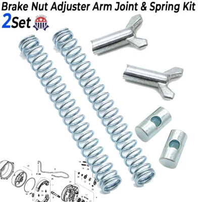 2X Brake Cable Wing Nut Adjust Arm Joint Spring For Honda TRX 300 250 TRX200 350 - Image 1 of 4