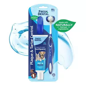 Naturel Promise Fresh Dental Tooth Brushing Kit for Dogs & Cats - Picture 1 of 8