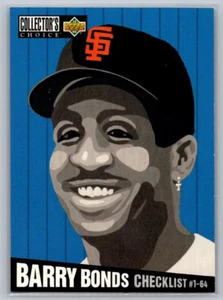 1993 Upper Deck Collectors Choice Chaecklist Barry Bonds #316 - Bild 1 von 2