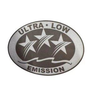 Johnson Evinrude Tohatsu Outboard Ultra Low Emission 3 Star Sticker Light Gray - Picture 1 of 1