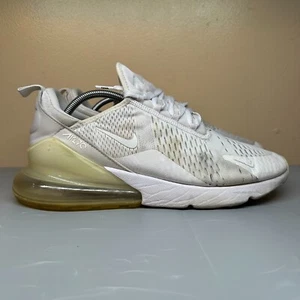 Nike Air Max 270 Running Shoes Sneakers White AH8050-101 Mens Size 12 - Picture 1 of 16
