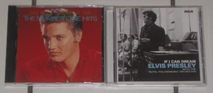 ELVIS PRESLEY 2 CDS "THE NUMBER ONE HITS" RCA JAPAN FOR US & "IF I CAN DREAM" - Picture 1 of 2