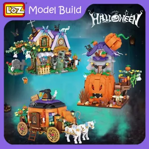 LOZ Mini Street Festival Blocks Building Bricks Toys Christmas Halloween Pumpkin - Picture 1 of 38
