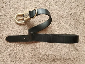Harley Davidson Black Leather Belt Men's 38 99540-04VM - Picture 1 of 4