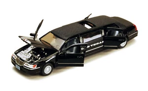 LAS VEGAS 1999 LINCOLN TOWN CAR STRETCH LIMOUSINE 1/38 DIECAST KINSMART 7001KLV - Picture 1 of 1