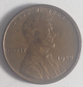 Lincoln Cent 1920 EF #114 - Picture 1 of 2