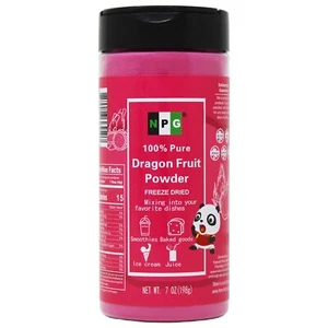 NPG Freeze Dried Red Dragon Fruit Powder 7 Oz, Food Coloring, Flavoring, Baking - Picture 1 of 6