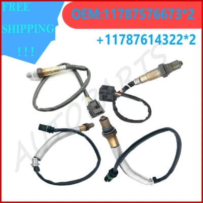 Sensor de oxígeno O2 ascendente+descendente 4 piezas para BMW 550i xDrive Alpina B7 2011-2015 4,4 L Foto 1 de 4