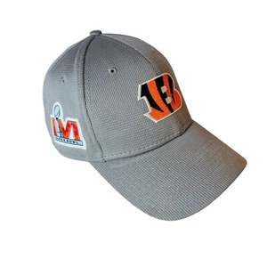 Cappello Super Bowl 56 LVI Cincinnati Bengals New Era Regolabile Grigio SnapBack Cap - Foto 1 di 7