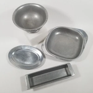 Wilton Armetale Lot of 4 Pieces RWP Bowls Oval Platter - Picture 1 of 15