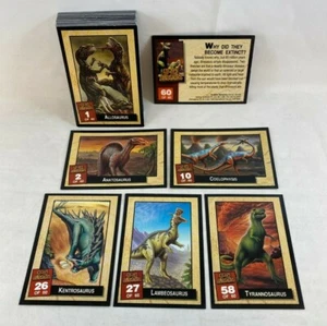 ESCAPE OF THE DINOSAURS from AUSTRALIA (Dynamic 1993) Complete 60 Card Set - Picture 1 of 3
