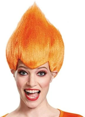 Wacky Wig Troll Crazy Fancy Dress Up Halloween Adult Costume Accessory 4 COLORS - Image 1 of 4
