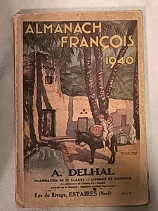 Livre Ancien Almanach François 1940 Vintage Rétro - Picture 1 of 6