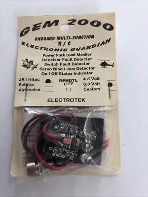 Gem 2000 Onboard Multi Function R/C Electronic Gaurdian Airtronics 6.0 Volt, NIP - Image 1 of 3